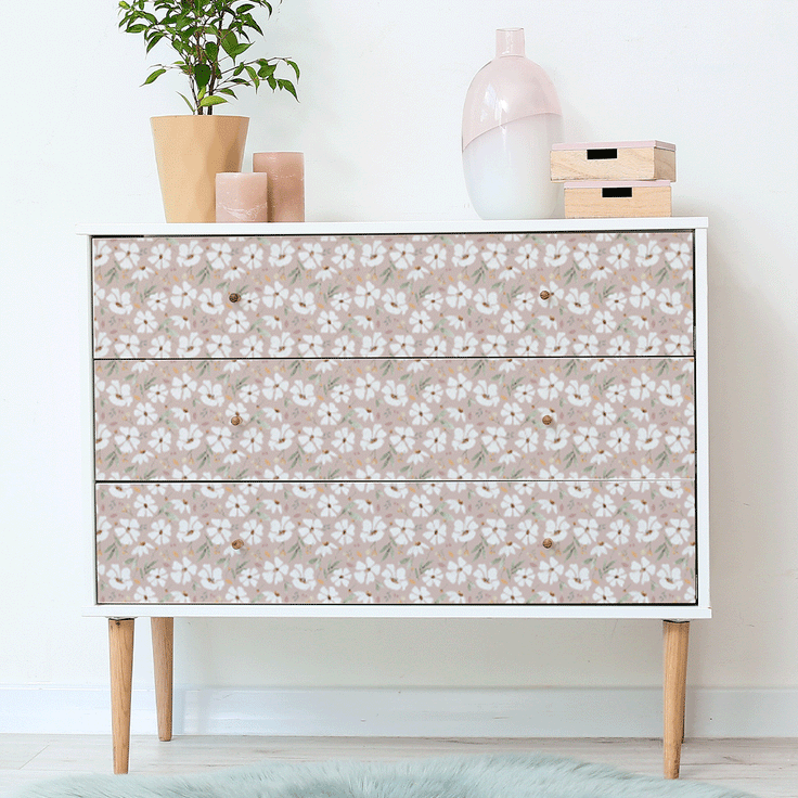 Furniture wrap - Spring flowers
