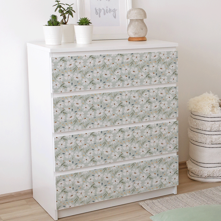 Furniture wrap - Spring flowers