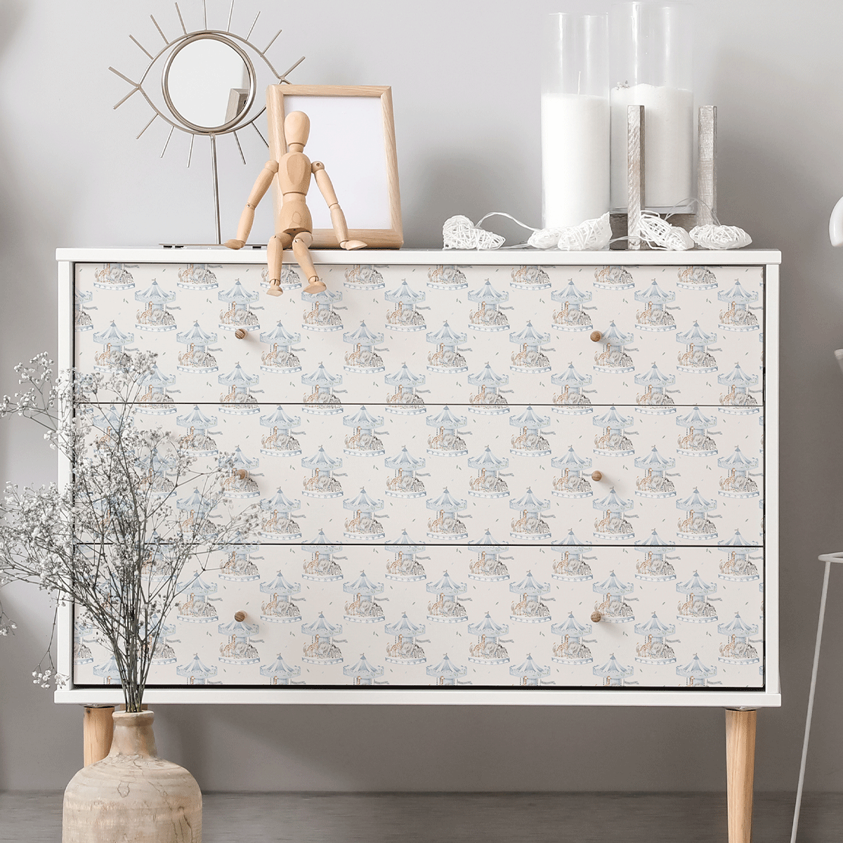 Furniture wrap - Animal carousel