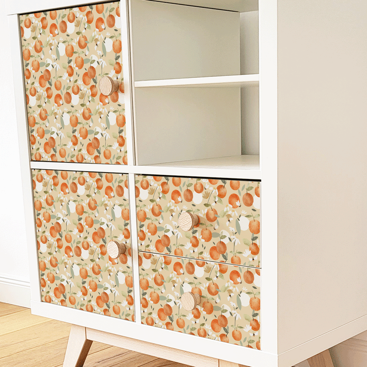 Furniture wrap - Oranges with bees