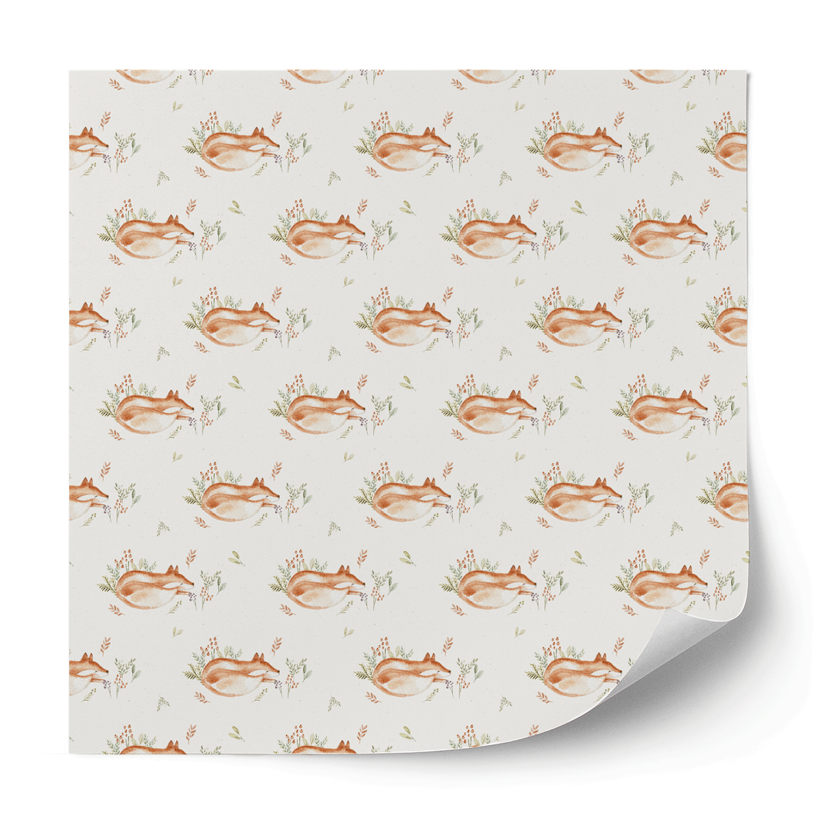 Furniture wrap - Sleepy fox