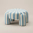 Candy Stripe Kids Pouf