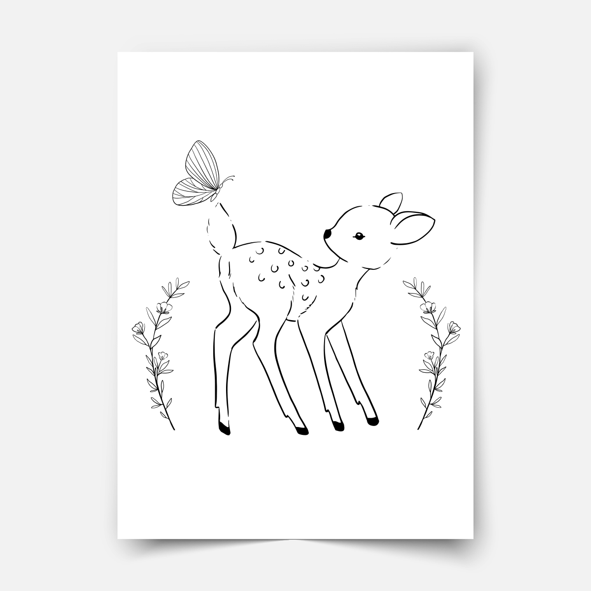 Hand-Drawn Forest Animals