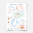 How to be a mermaid - Fine Art Print
