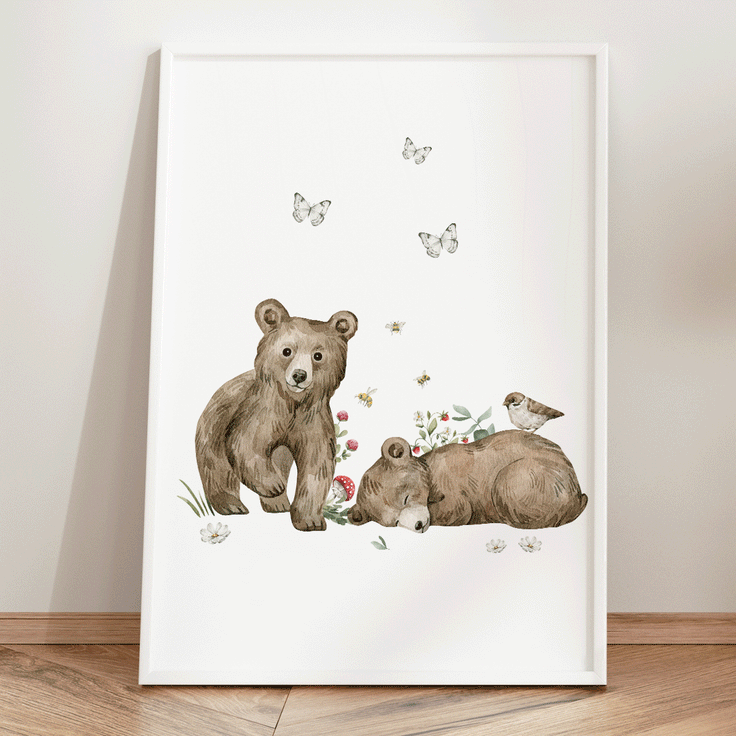 Magical forest - Bears print