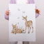 Magical forest - Deer print