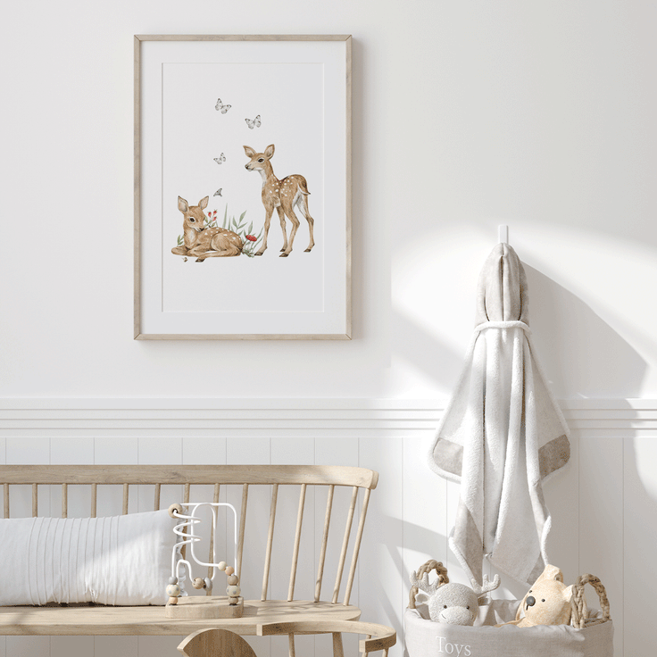 Magical forest - Deer print