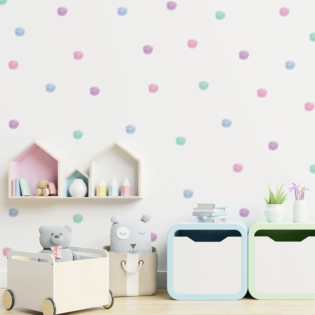 Dot Colourful wall