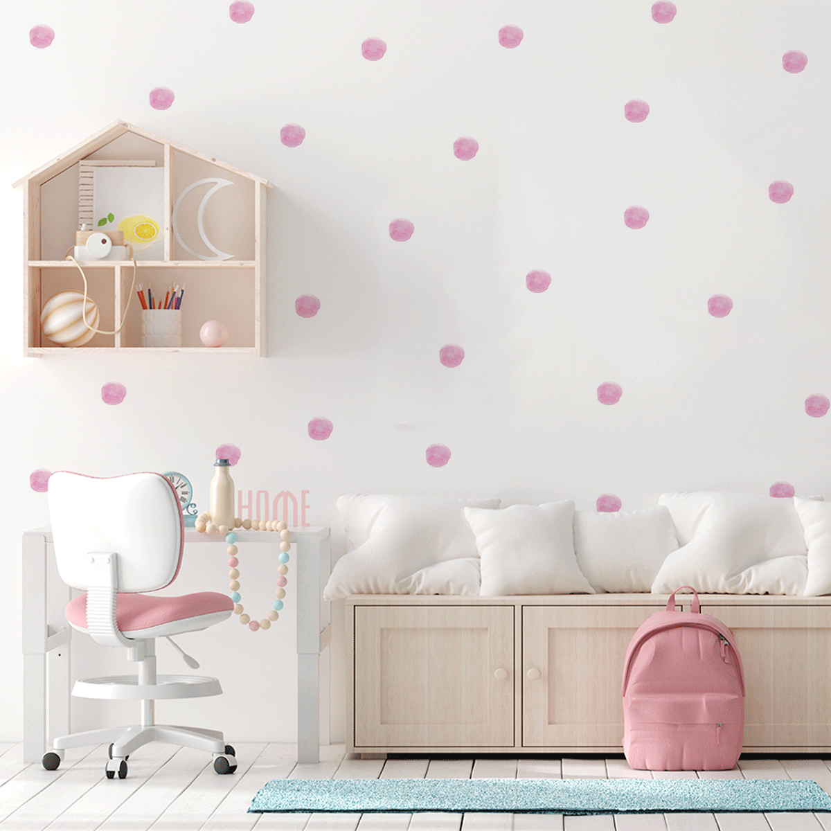 Pastel Dots wall stickers