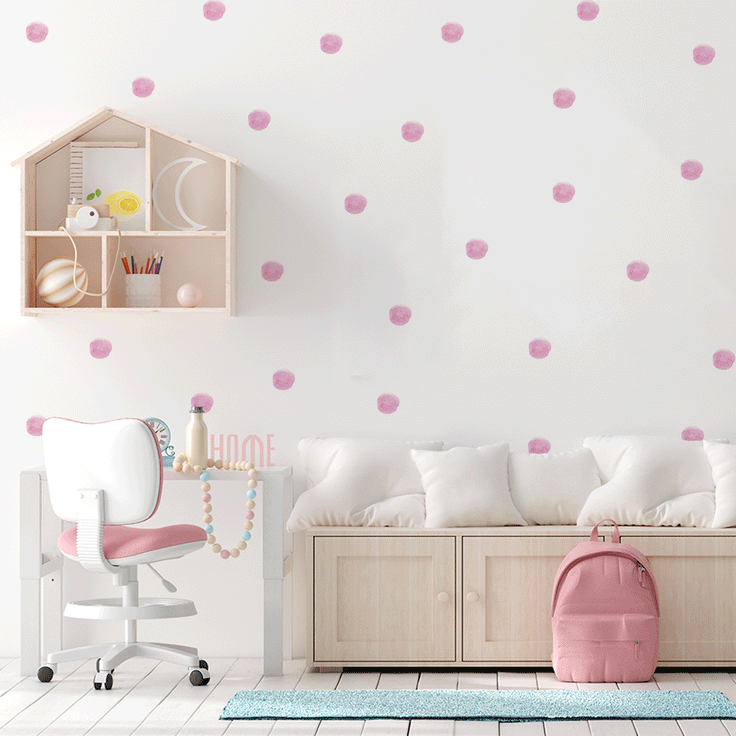 Pastel Dots wall stickers