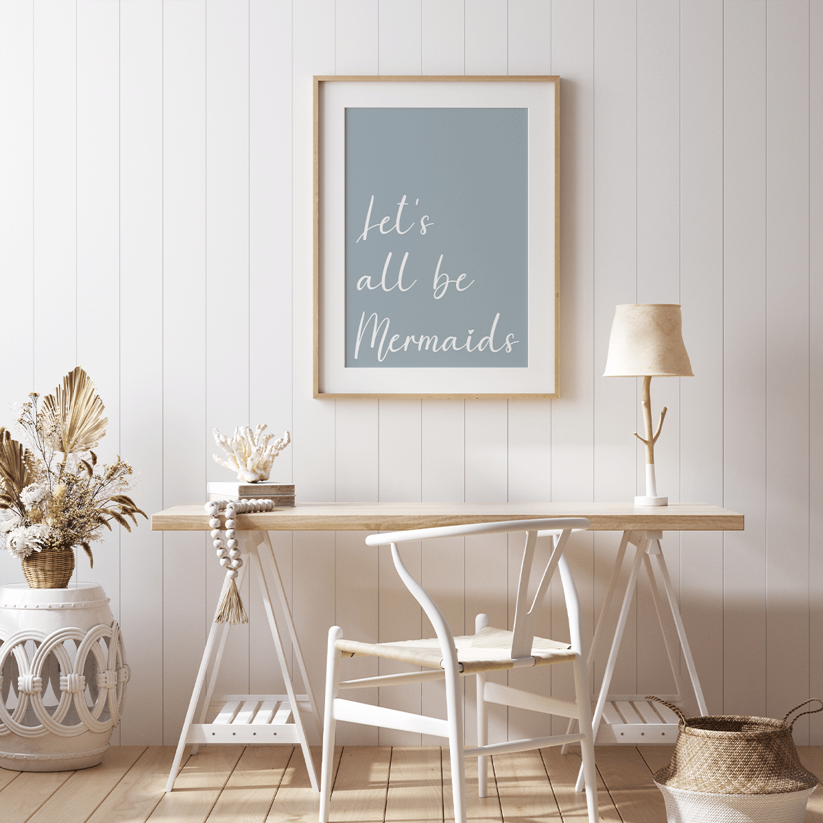 Let's all be mermaids - Fine Art Print