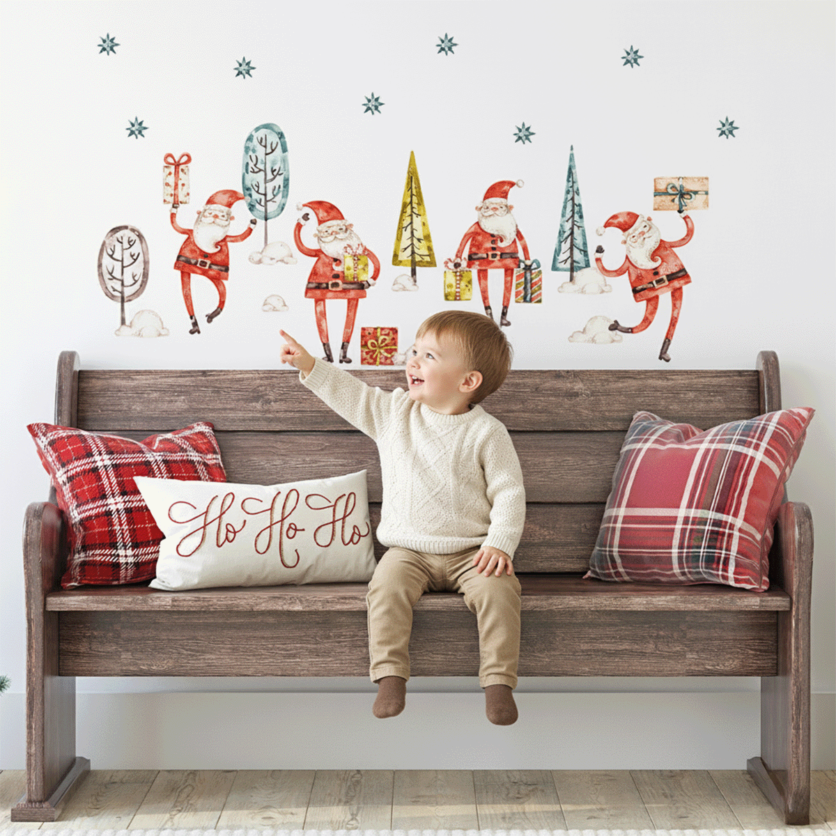 Christmas Santa Claus stickers