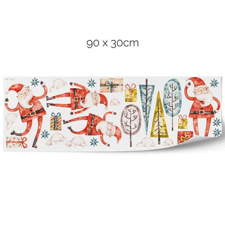Christmas Santa Claus stickers