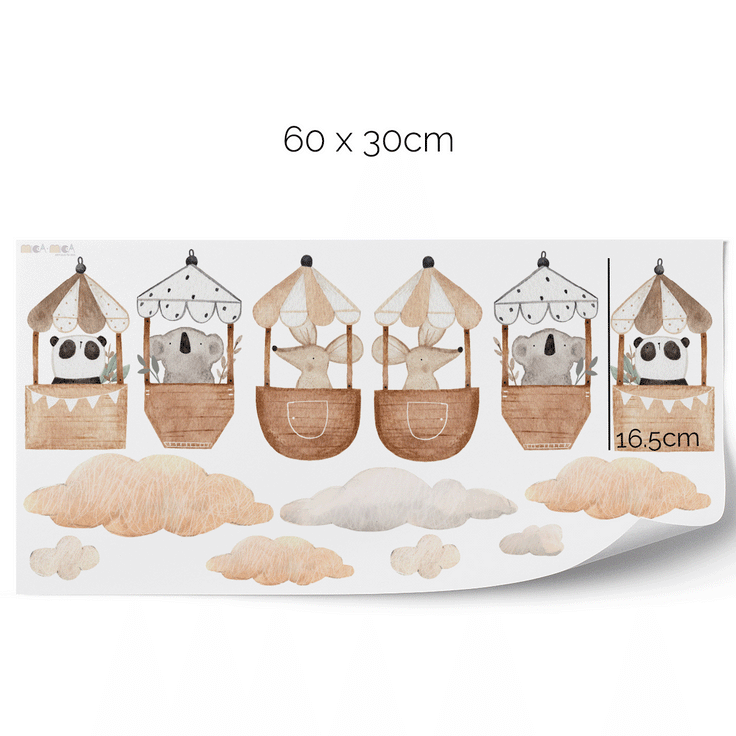 Air balloons stickers
