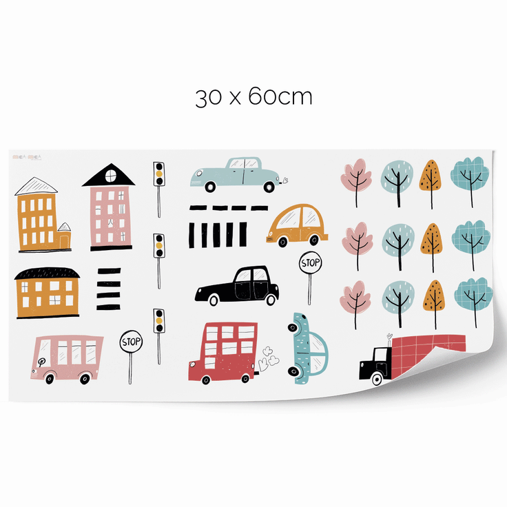 Wall stickers - Cars in the city