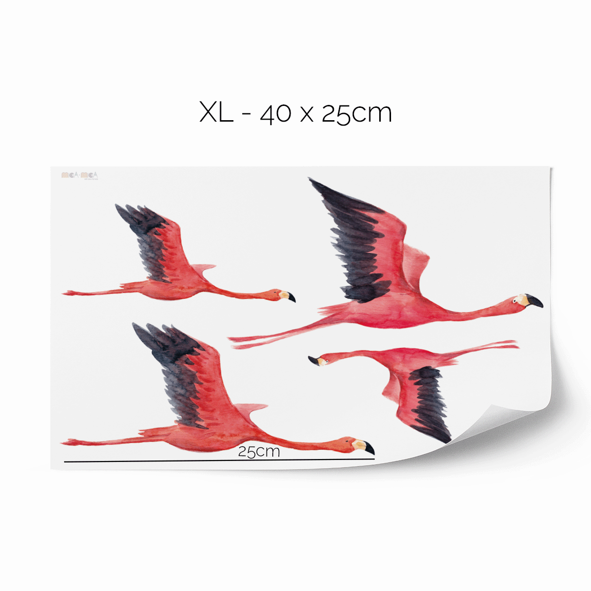 Wall stickers - Flamingos safari