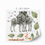 Jungle wall stickers - Zebras safari