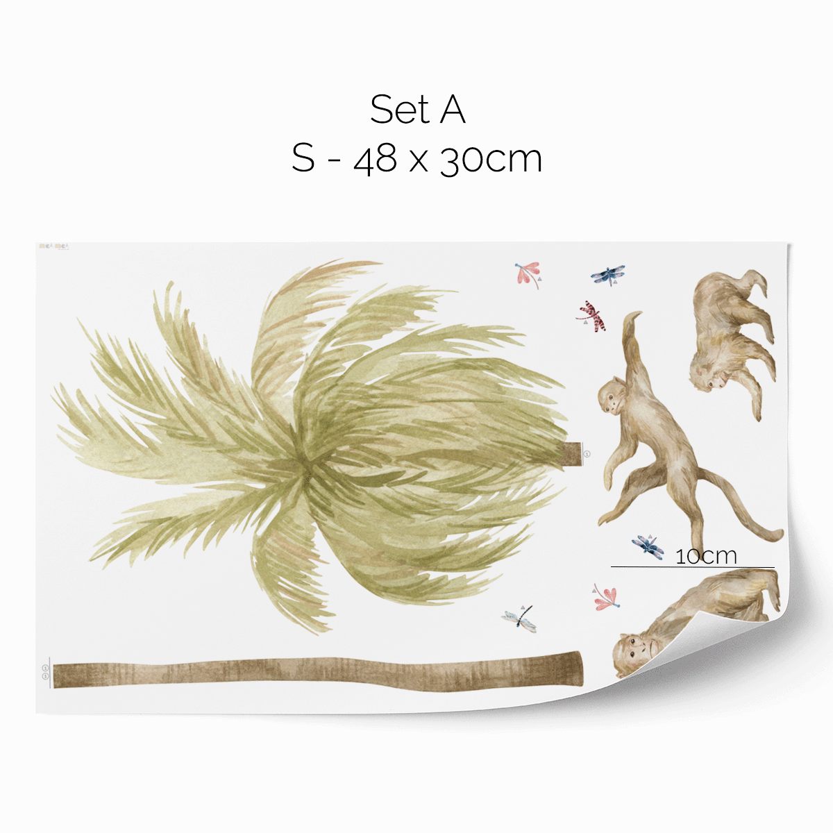 Wall stickers -  Palm trees safari