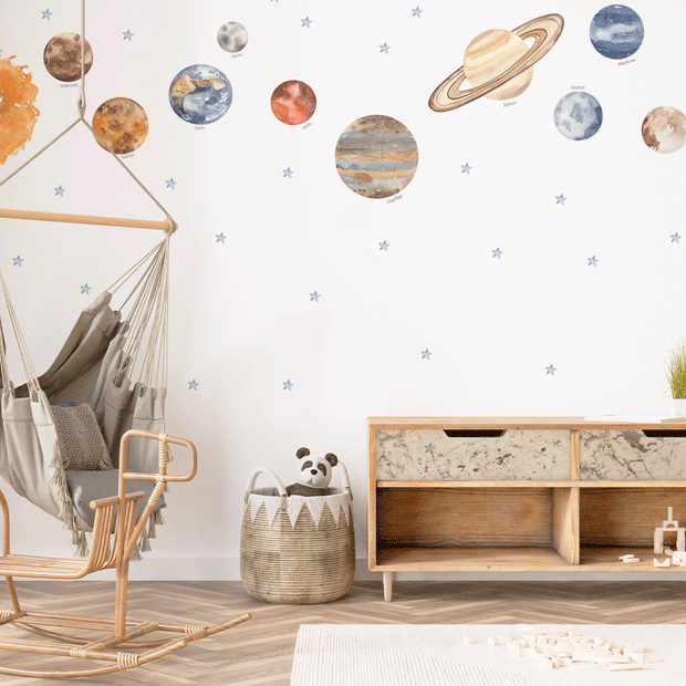Wall sticker - Solar system & planets