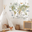 World map wall sticker - Watercolour world map