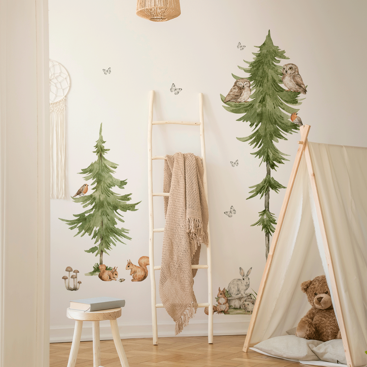 Wall stickers - Trees & forest animals