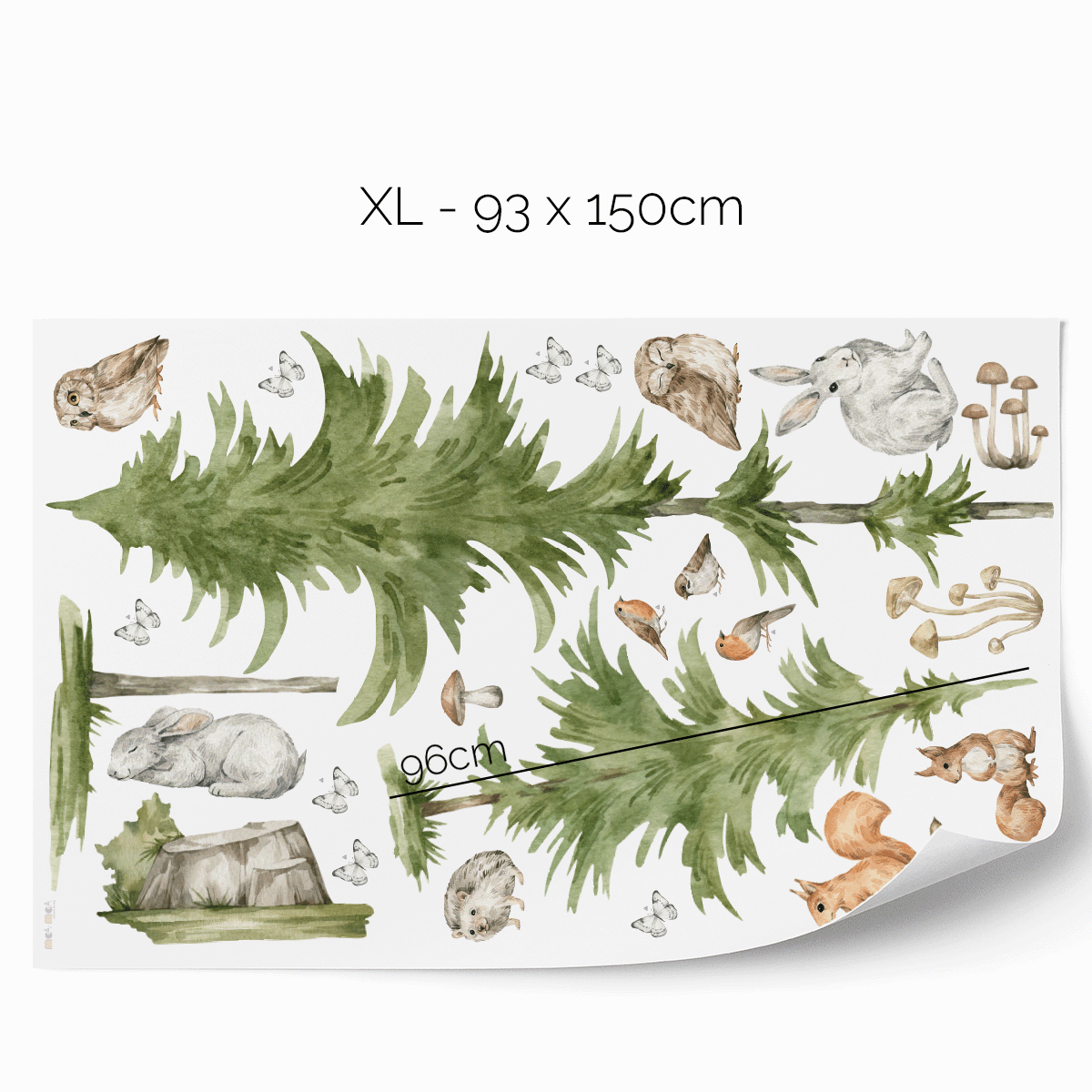 Wall stickers - Trees & forest animals