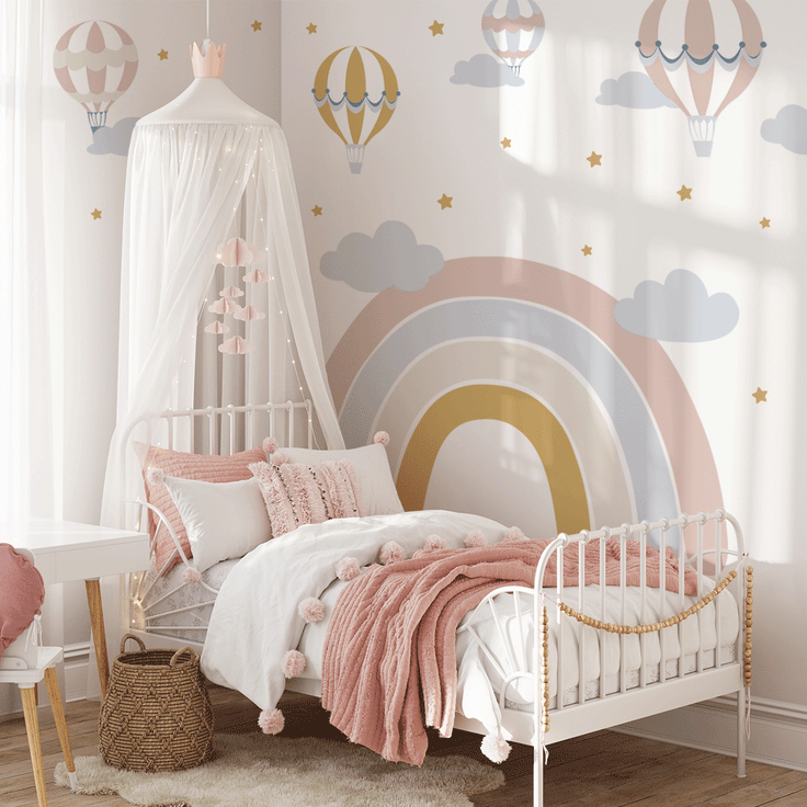 Rainbow magic wall sticker