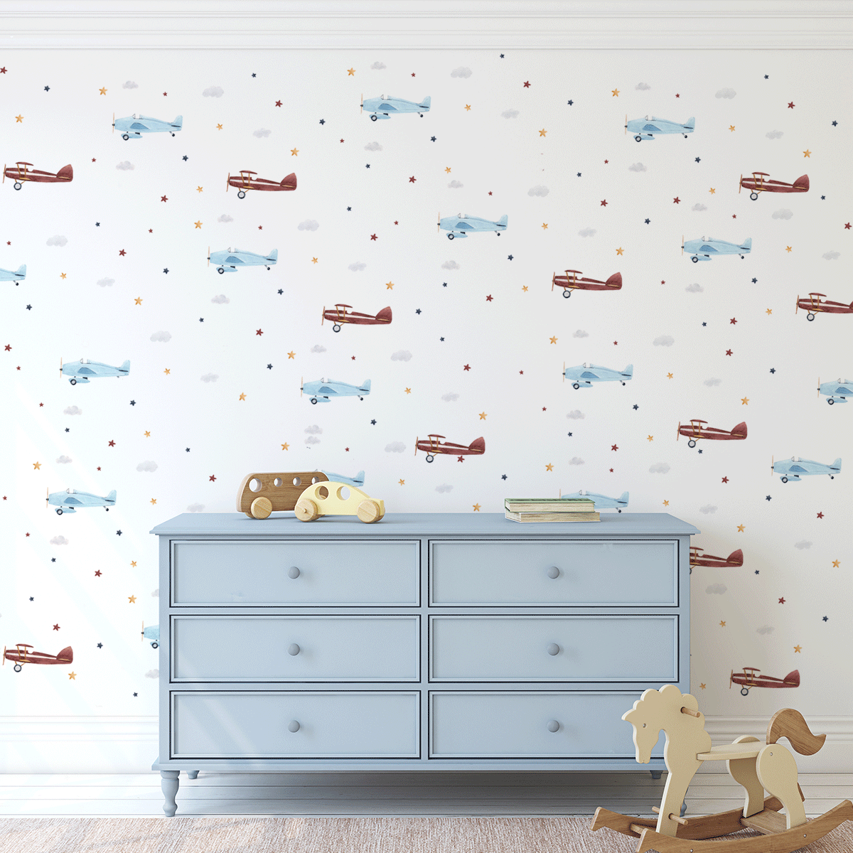 Airplane wall stickers