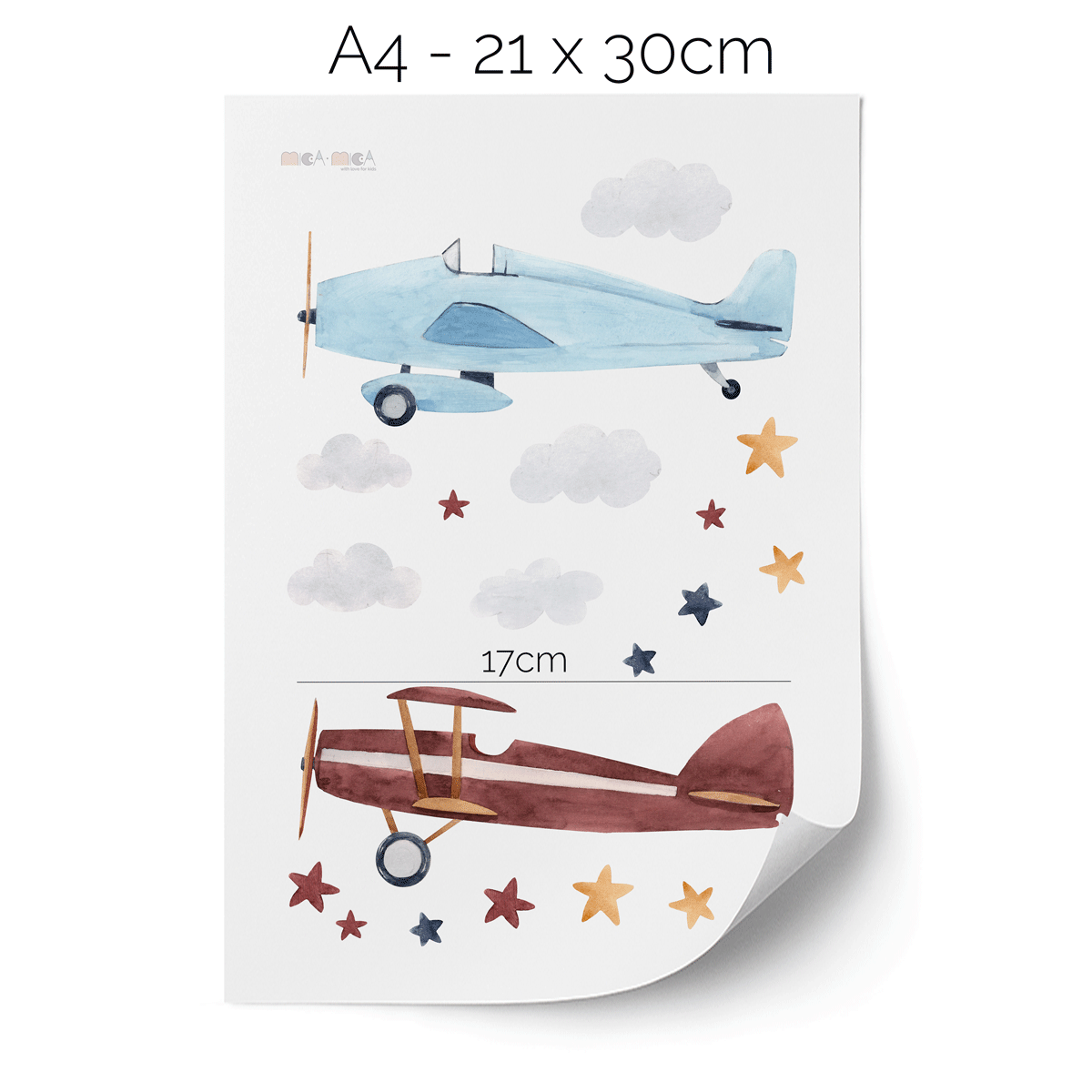 Airplane wall stickers