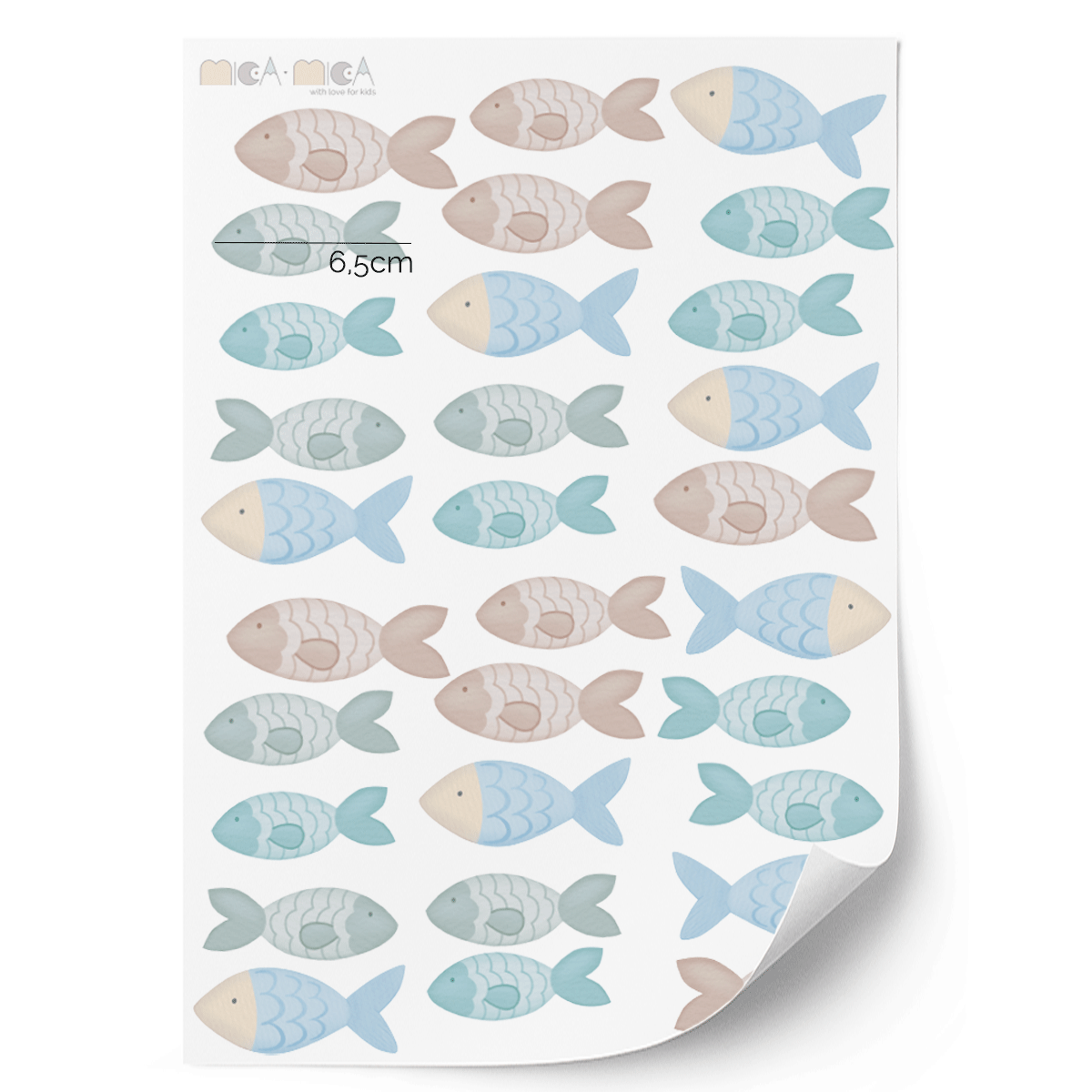 Under the sea wall stickers - Magical ocean - whales