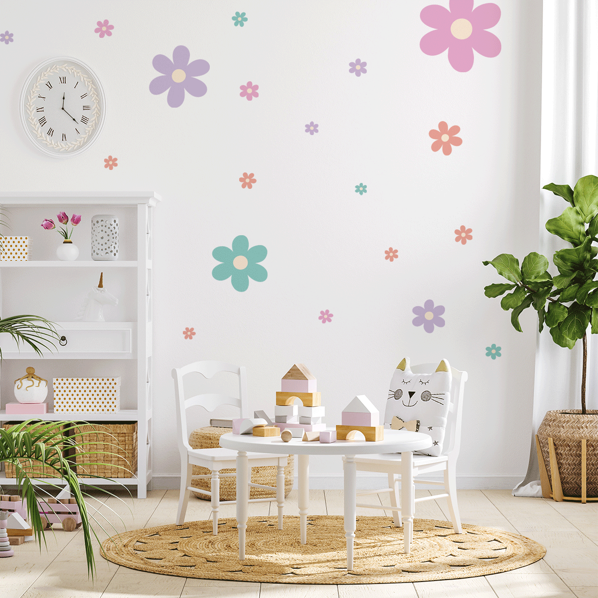 Flower joy stickers