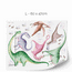 Dinosaur watercolour wall stickers
