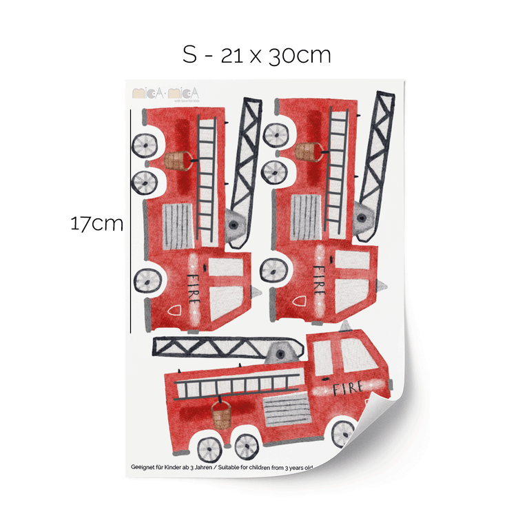 Fire Truck wall stickers