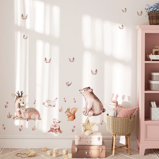 Wall stickers - Forest friends