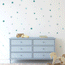 Stars wall stickers - Aquamarine/grey