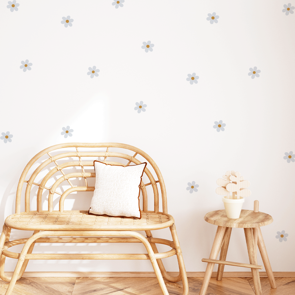 Flower light stickers