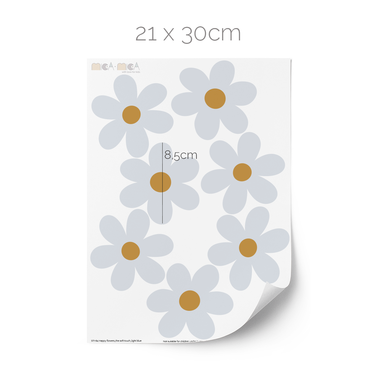 Flower light stickers