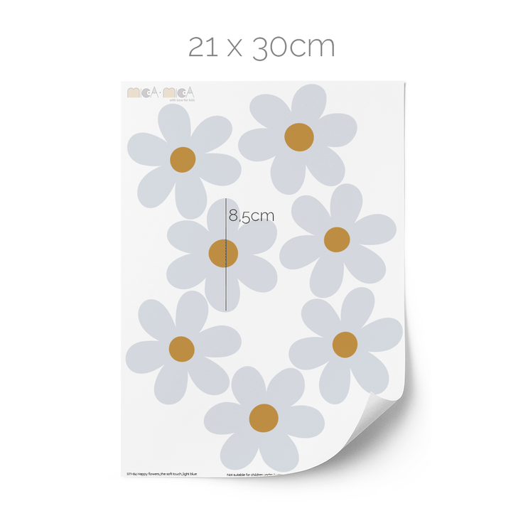 Flower light stickers