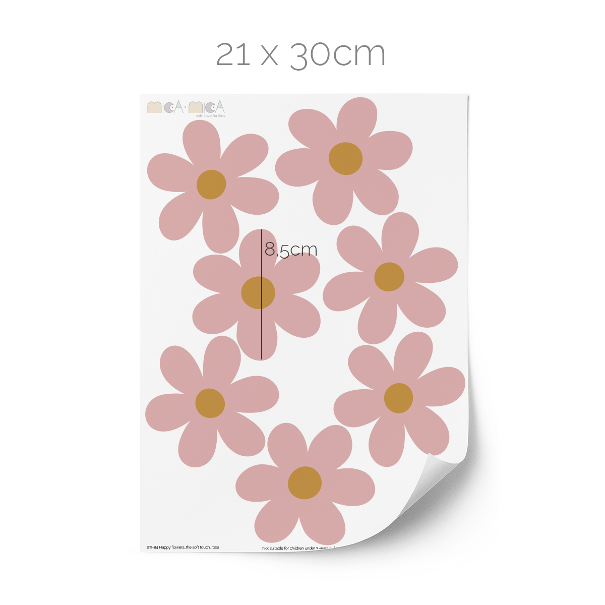 Flower Soft rose stickers