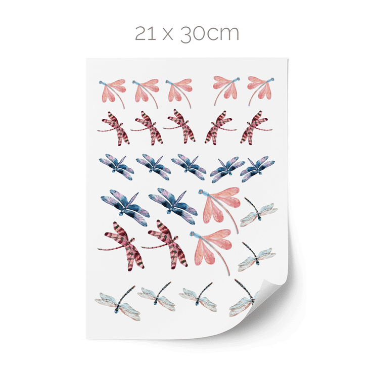 Dragonflies wall stickers