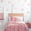 Cheeky mermaid tail wall stickers - Dusty rose