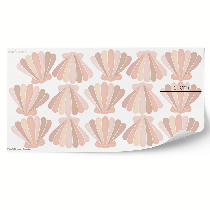 Mini-shells wall stickers - Boho vibes