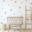 Cheeky mermaid tail wall stickers - Pink & Blue Splash