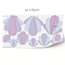 Cheeky mermaid tail wall stickers - Pink & Blue Splash