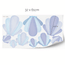 Shell mix wall stickers - Ocean blue