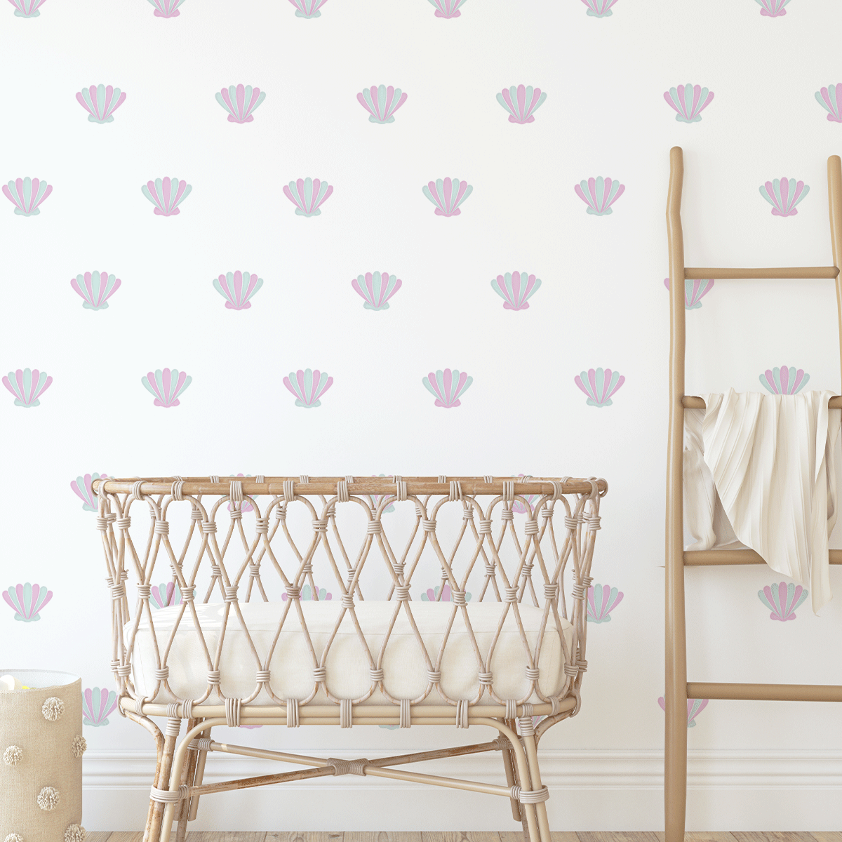 Mini-shells wall stickers - Colourful charm