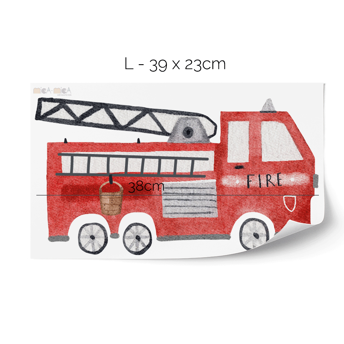 Fire Truck wall stickers