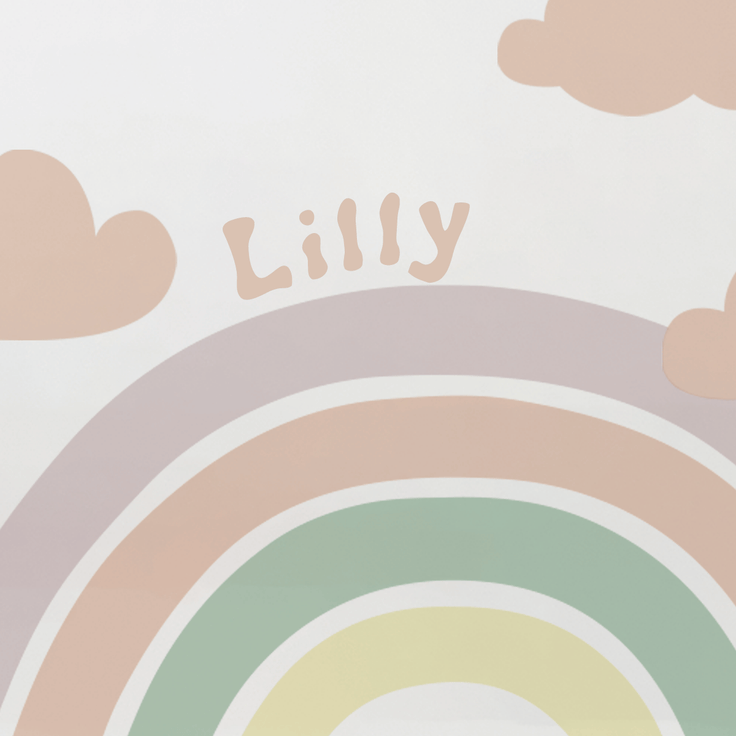 Personalised name wall stickers