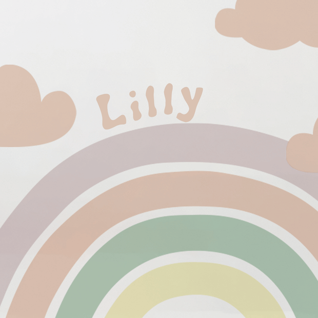 Personalised name wall stickers