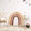 Watercolour rainbow wall stickers